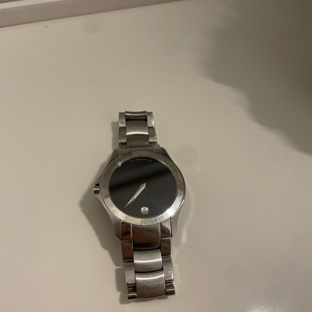 Masino Silver Stainless Steel Sapphire Crystal 38mm Watch